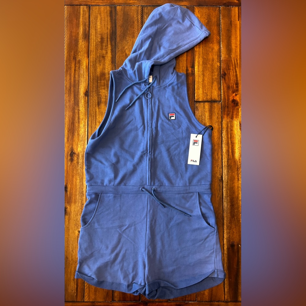 Fila Hooded Shorts Romper
